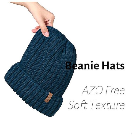 Winter Hats for Women Dark Blue - Picture 4 of 8